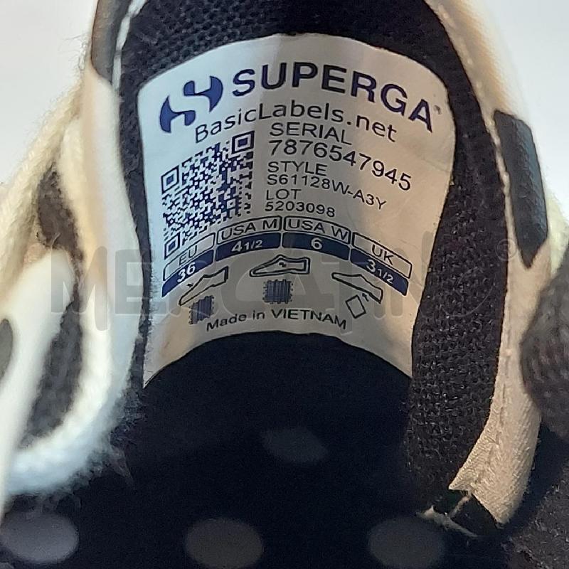 SCARPE DONNA SUPERGA BIANCHE POIS | Mercatino dell'Usato Genova sampierdarena 3