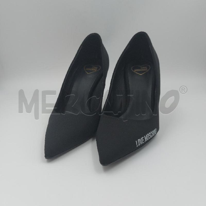 SCARPE TACCHI NERI LOVE MOSCHINO | Mercatino dell'Usato Genova sampierdarena 2