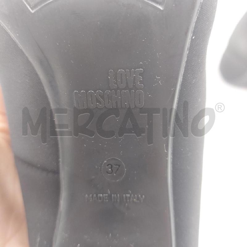 SCARPE TACCHI NERI LOVE MOSCHINO | Mercatino dell'Usato Genova sampierdarena 4
