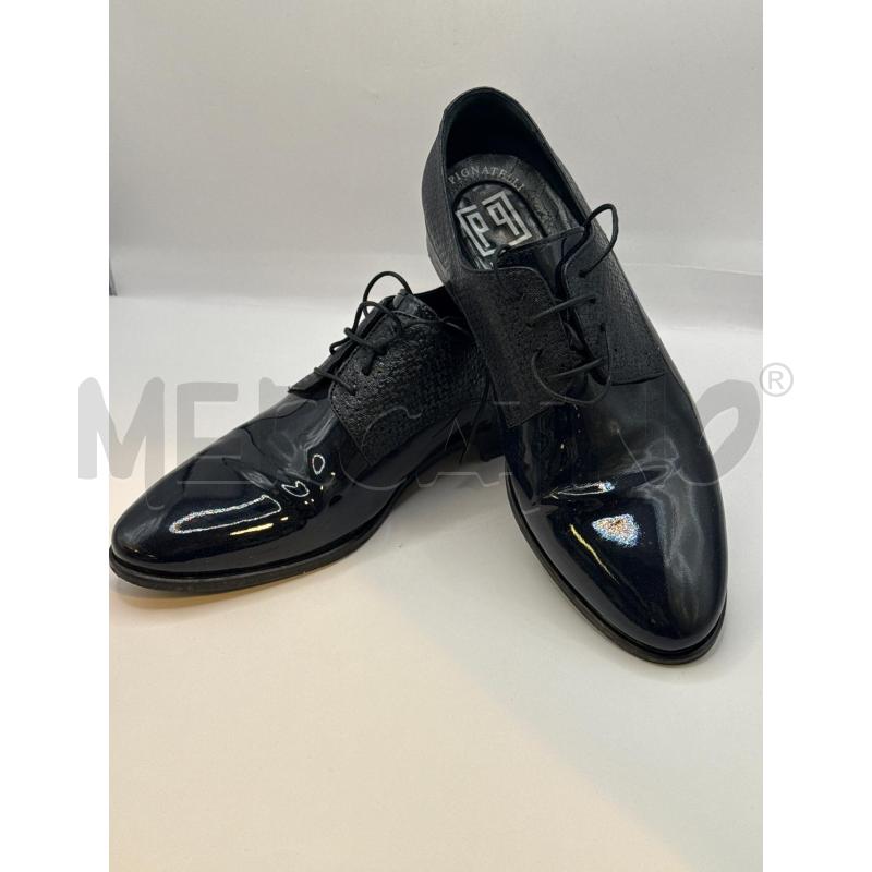 SCARPE UOMO BLU VERNICE PIGNATELLI | Mercatino dell'Usato Genova sampierdarena 1