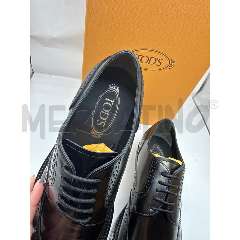 SCARPE UOMO NERE CODA RONDINE TODS+SCATOLA | Mercatino dell'Usato Genova sampierdarena 2