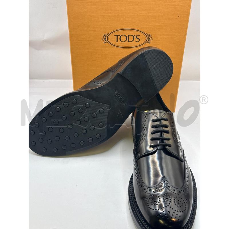 SCARPE UOMO NERE CODA RONDINE TODS+SCATOLA | Mercatino dell'Usato Genova sampierdarena 3
