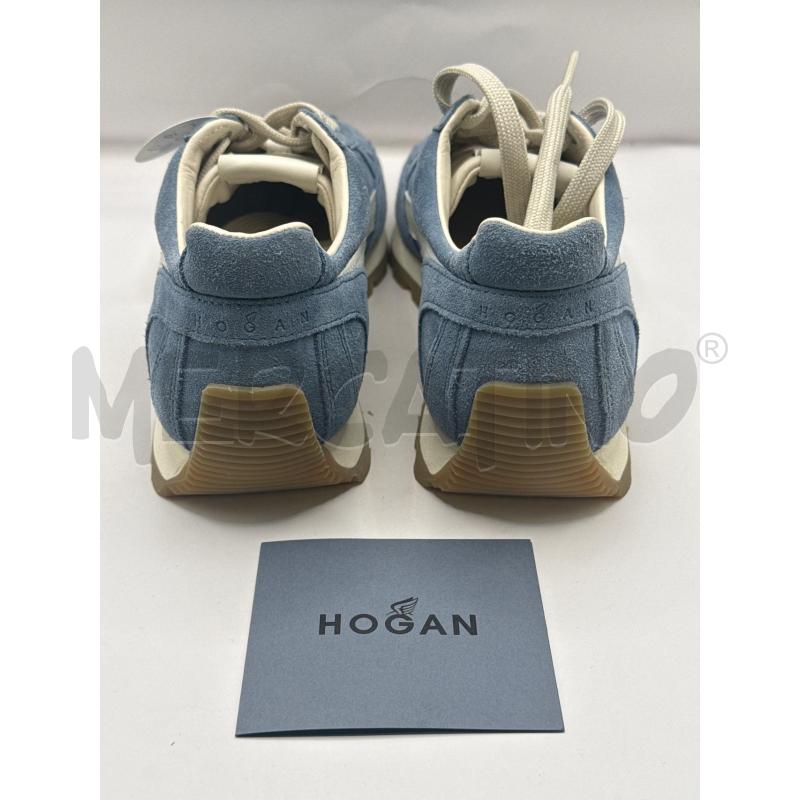 SNEAKERS DONNA HOGAN SCAMOSCIATE PELLE AZZURRE  | Mercatino dell'Usato Genova sampierdarena 4