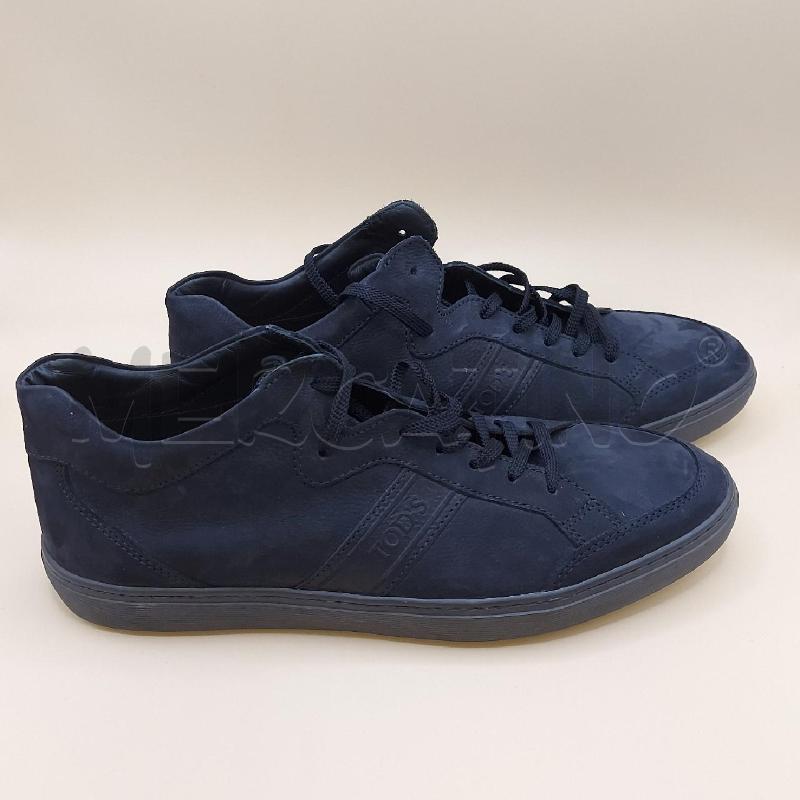SNEAKERS UOMO TODS SCAMOSCIATE BLU PELLE | Mercatino dell'Usato Genova sampierdarena 2