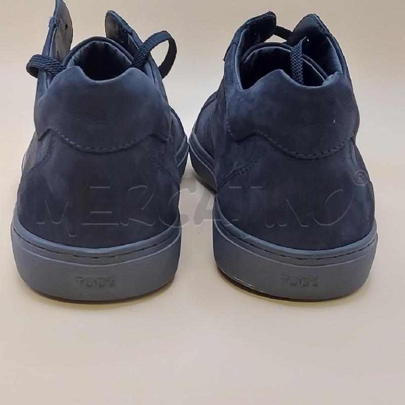 SNEAKERS UOMO TODS SCAMOSCIATE BLU PELLE | Mercatino dell'Usato Genova sampierdarena 3