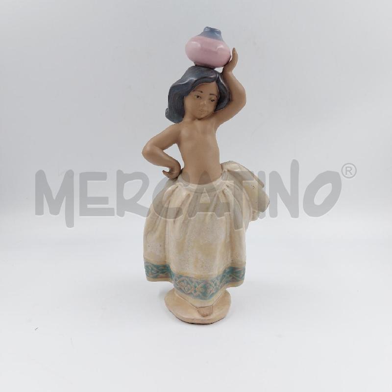 STATUINA BAMBINA CON ANFOTA LLADRO | Mercatino dell'Usato Genova sampierdarena 1
