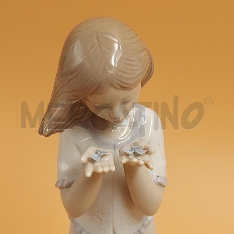 STATUINA LLADRÒ BIMBA FIORI E CANE | Mercatino dell'Usato Genova sampierdarena 4