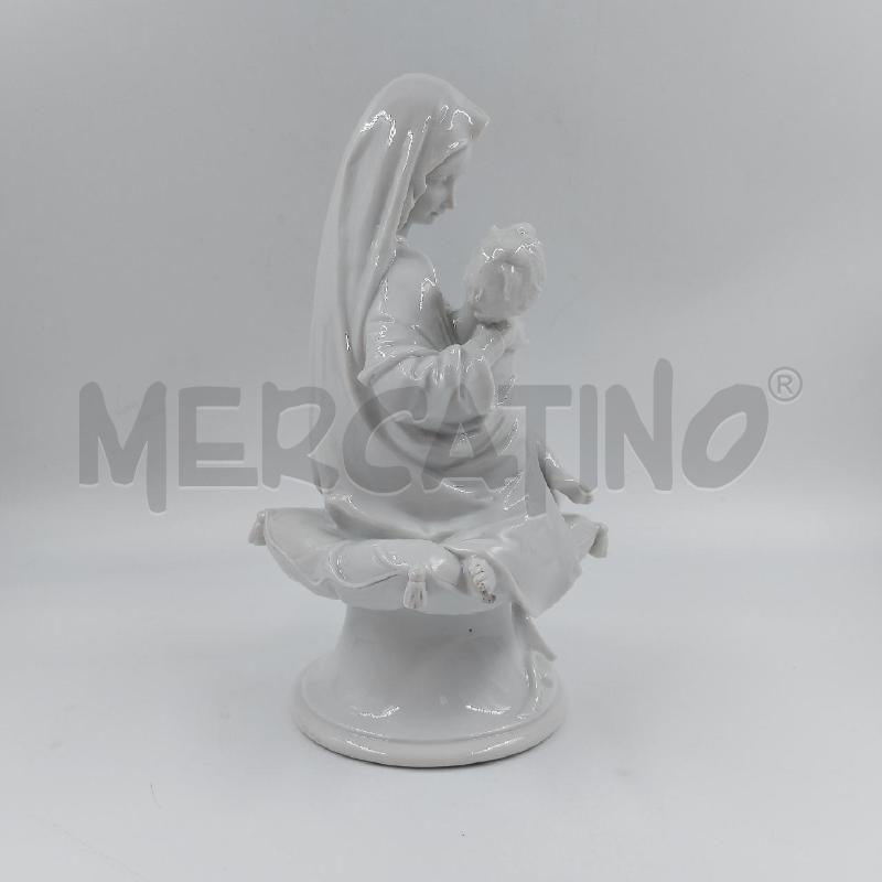 STATUINA MADONNA CON BIMBO BIANCA CER | Mercatino dell'Usato Genova sampierdarena 2
