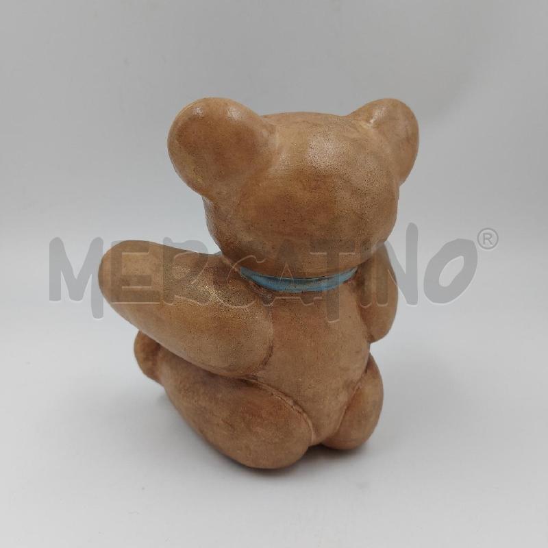 STATUINA ORSO THUN FIOCCO AZZURRO | Mercatino dell'Usato Genova sampierdarena 2