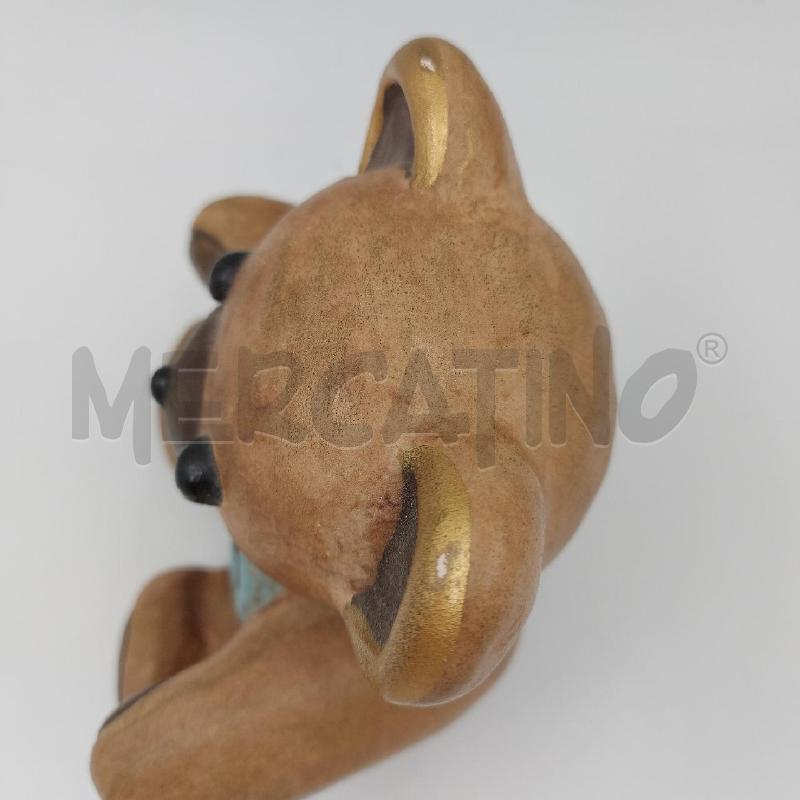 STATUINA ORSO THUN FIOCCO AZZURRO | Mercatino dell'Usato Genova sampierdarena 3