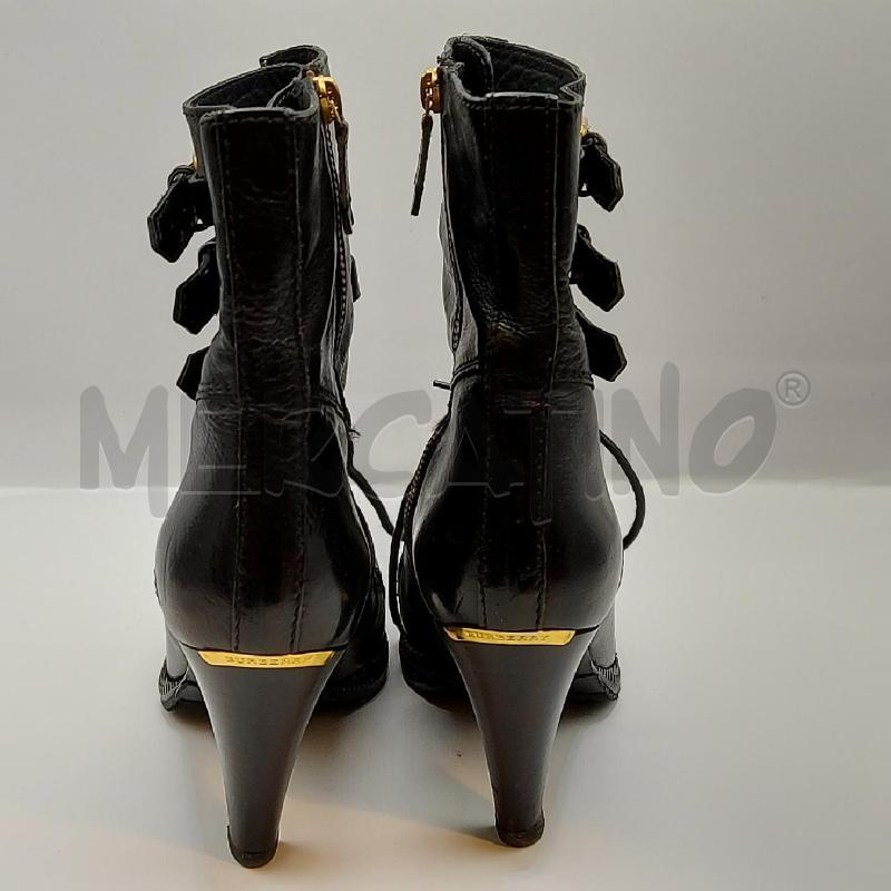 STIVALETTI DONNA BURBERRY NERI LACCI | Mercatino dell'Usato Genova sampierdarena 2