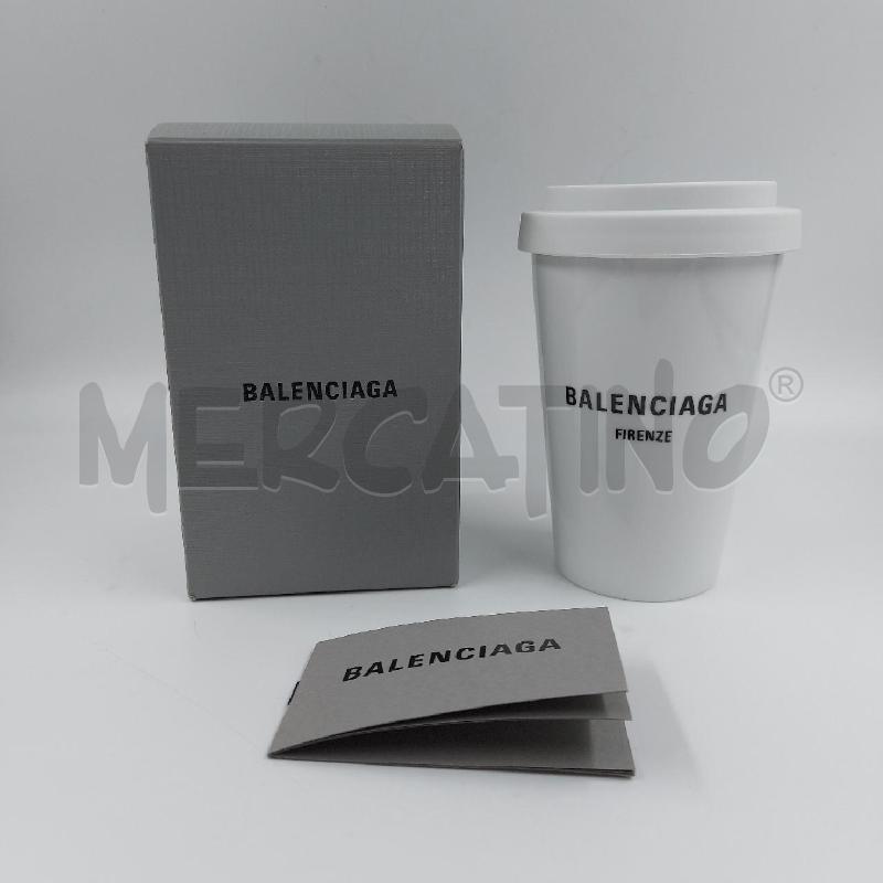 TAZZA BALENCIAGA BIANCA  | Mercatino dell'Usato Genova sampierdarena 1