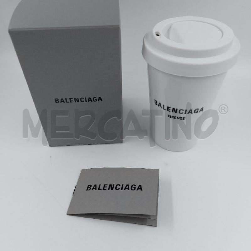 TAZZA BALENCIAGA BIANCA  | Mercatino dell'Usato Genova sampierdarena 2