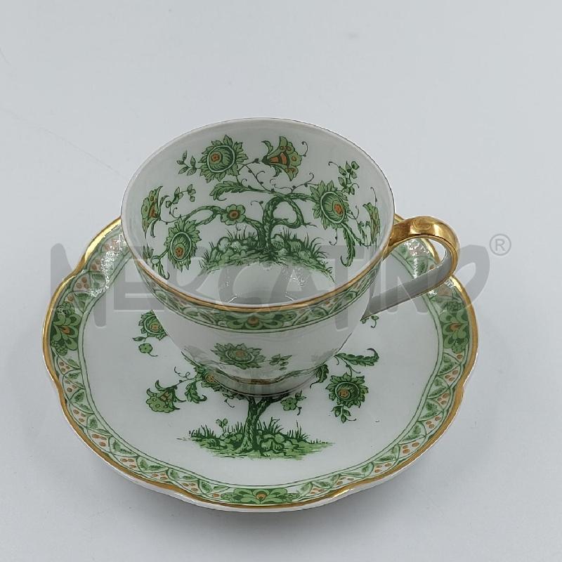 TAZZA HAVILAN LIMOGES DECORO FLOREALE VERDE | Mercatino dell'Usato Genova sampierdarena 3