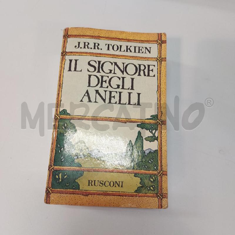 TOLKIEN IL SIGNORE DEGLI ANELLI | Mercatino dell'Usato Genova sampierdarena 1