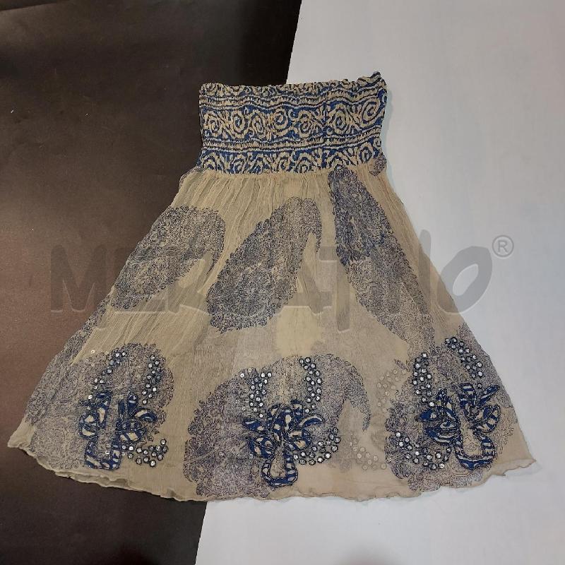 TOP PINKO BEIGE BLU PERLINE | Mercatino dell'Usato Genova sampierdarena 3