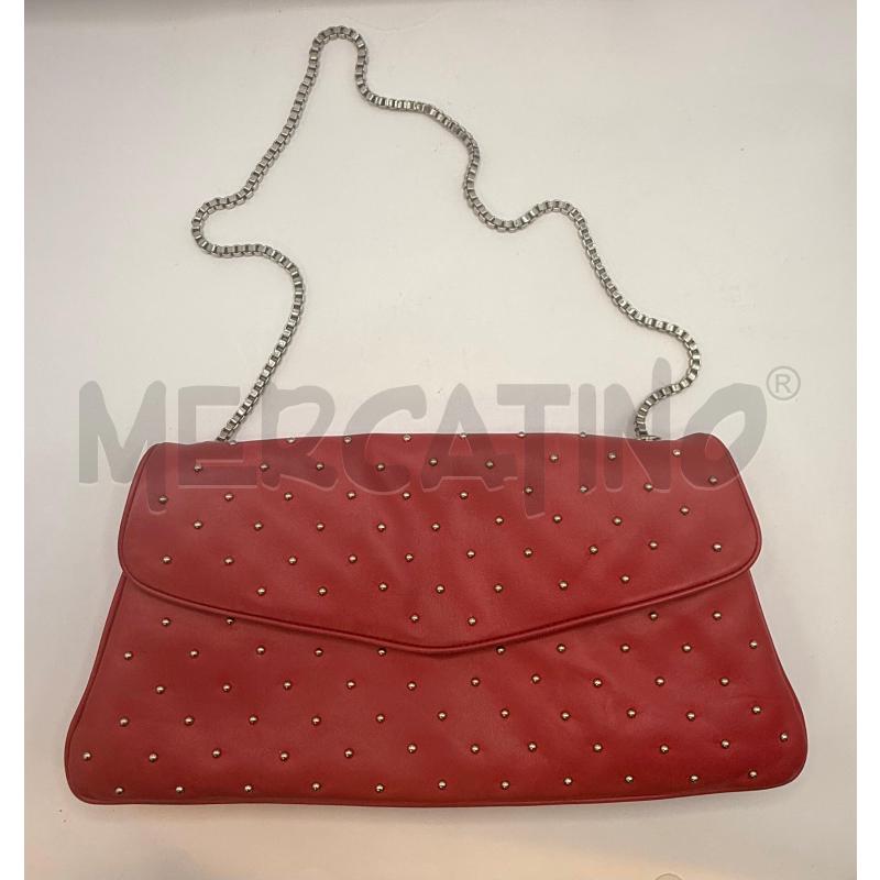 TRACOLLA DONNA ORCIANI ROSSA IN PELLE CON BORCHIETTE | Mercatino dell'Usato Genova sampierdarena 1