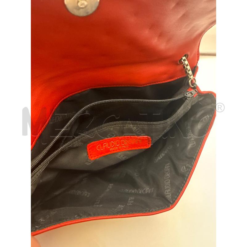 TRACOLLA DONNA ORCIANI ROSSA IN PELLE CON BORCHIETTE | Mercatino dell'Usato Genova sampierdarena 3