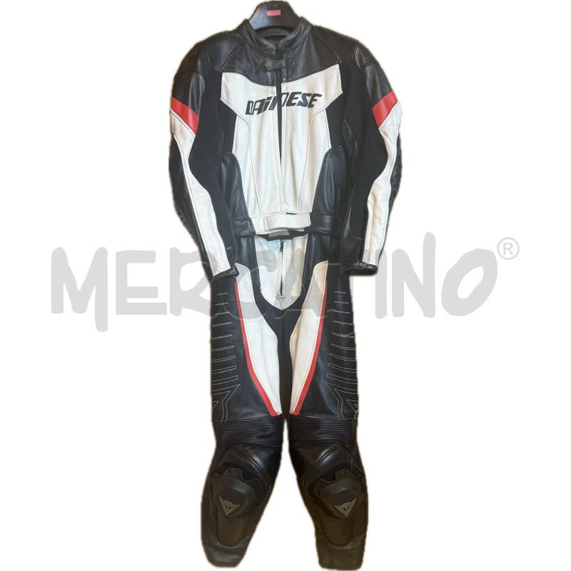 TUTA DONNA MOTO DAINESE BIANCO NERA | Mercatino dell'Usato Genova sampierdarena 1