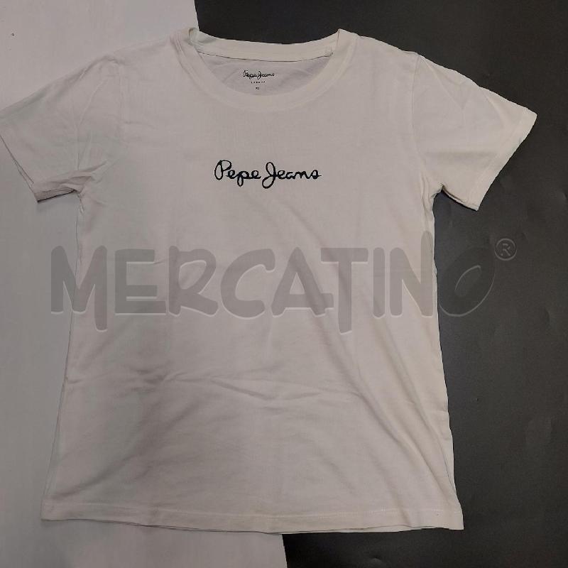 T SHIRT DONNA BIANCA PEPE JEANS | Mercatino dell'Usato Genova sampierdarena 1