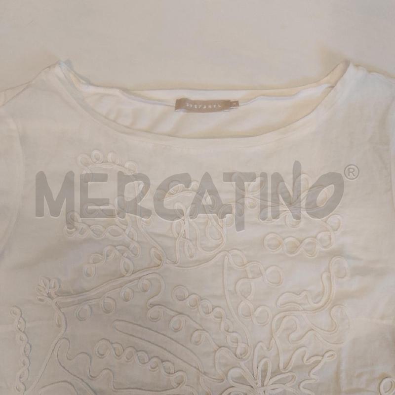T SHIRT DONNA BIANCA STEFANEL | Mercatino dell'Usato Genova sampierdarena 2