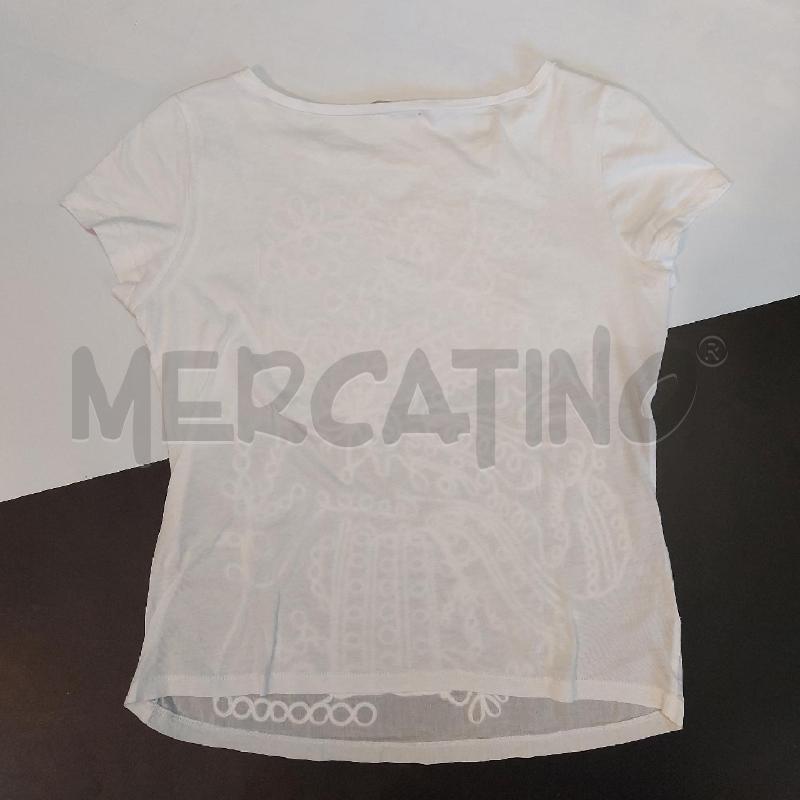 T SHIRT DONNA BIANCA STEFANEL | Mercatino dell'Usato Genova sampierdarena 3