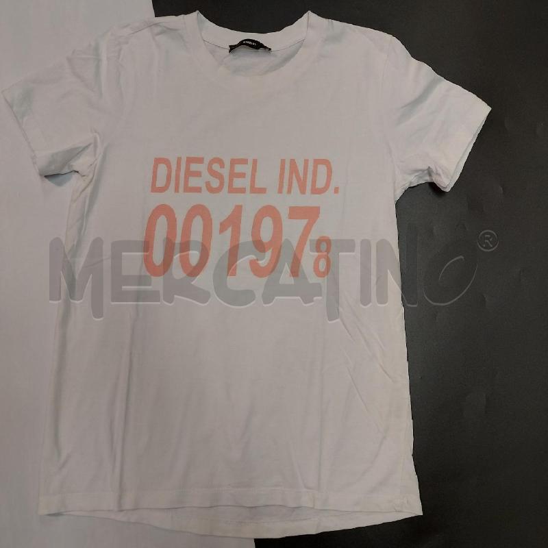T SHIRT DONNA DIESEL BIANCA | Mercatino dell'Usato Genova sampierdarena 1