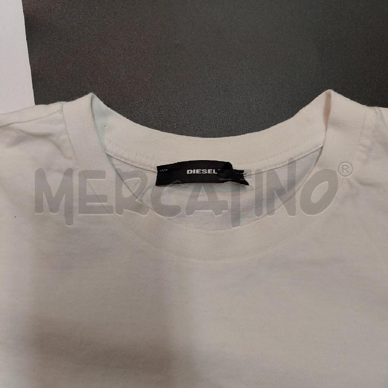 T SHIRT DONNA DIESEL BIANCA | Mercatino dell'Usato Genova sampierdarena 3