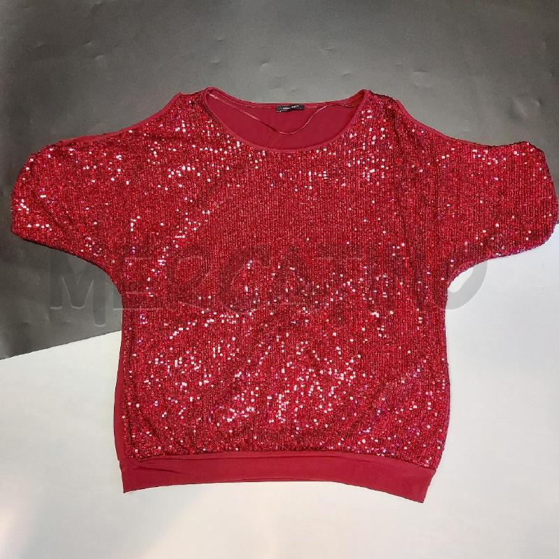 T SHIRT DONNA FIORELLA RUBINO BORDEAUX PAIL | Mercatino dell'Usato Genova sampierdarena 1
