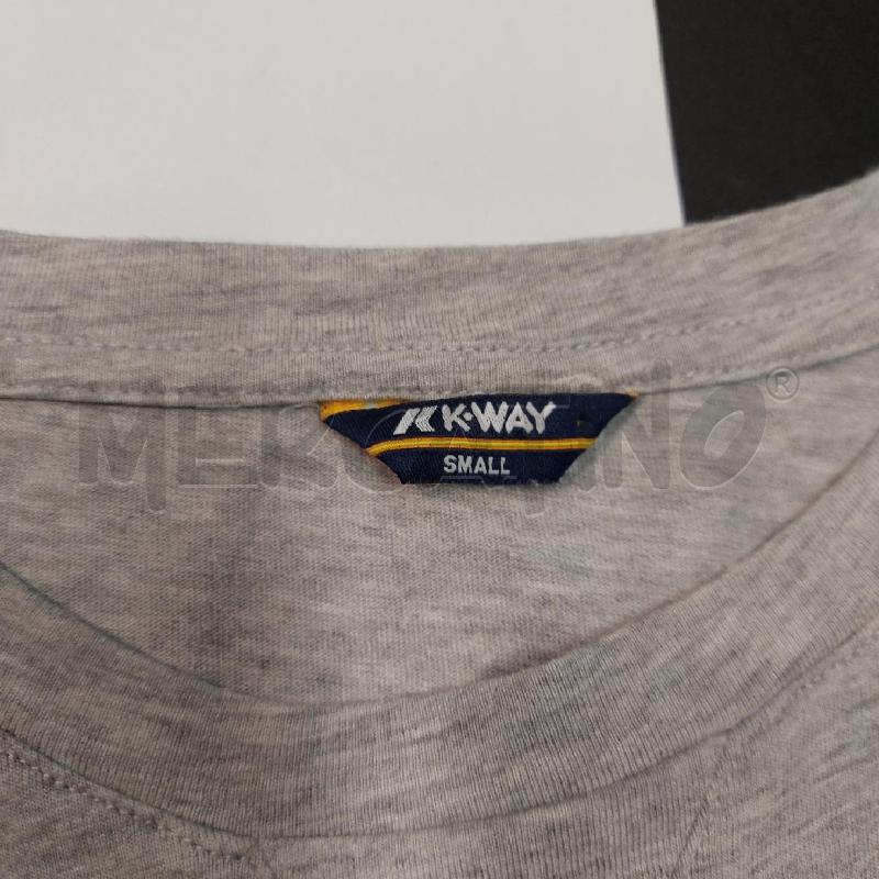 T SHIRT DONNA GRIGIA KWAY | Mercatino dell'Usato Genova sampierdarena 3