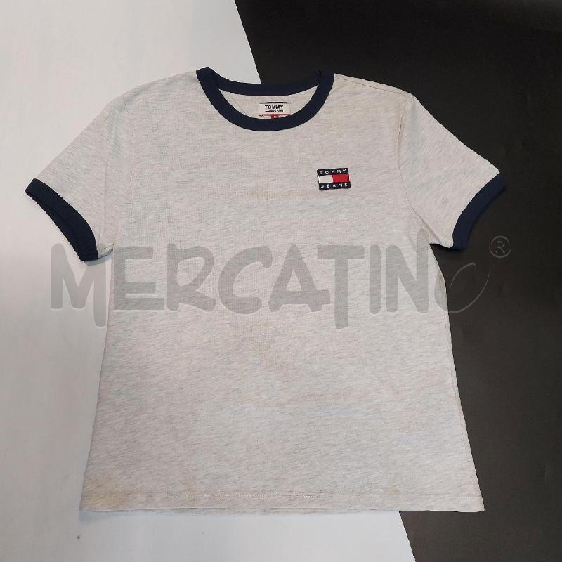 T SHIRT DONNA GRIGIA TOMMY | Mercatino dell'Usato Genova sampierdarena 1
