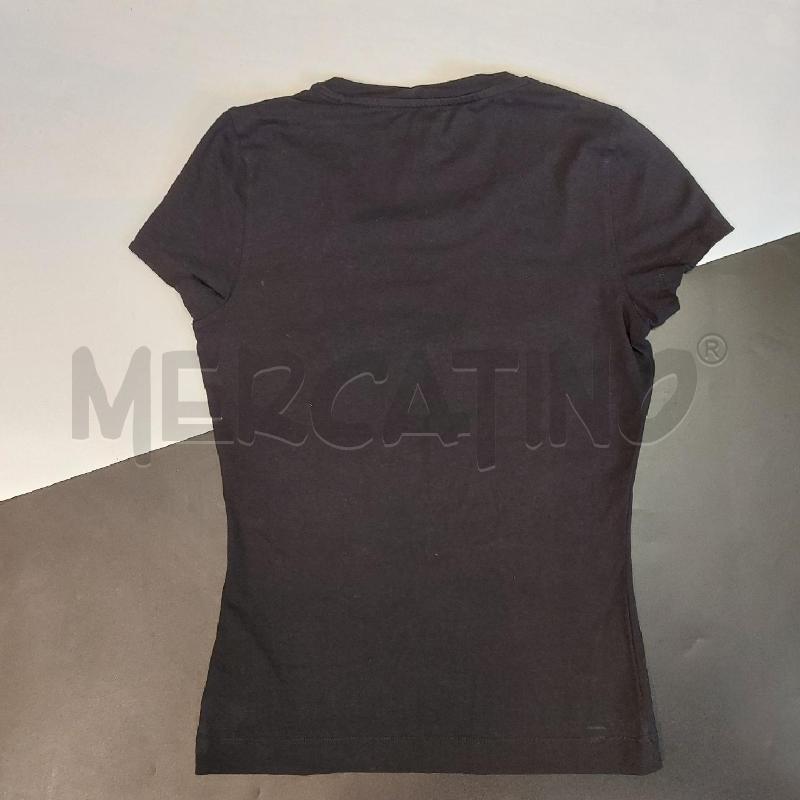 T SHIRT DONNA GUESS NERO BRILL | Mercatino dell'Usato Genova sampierdarena 3
