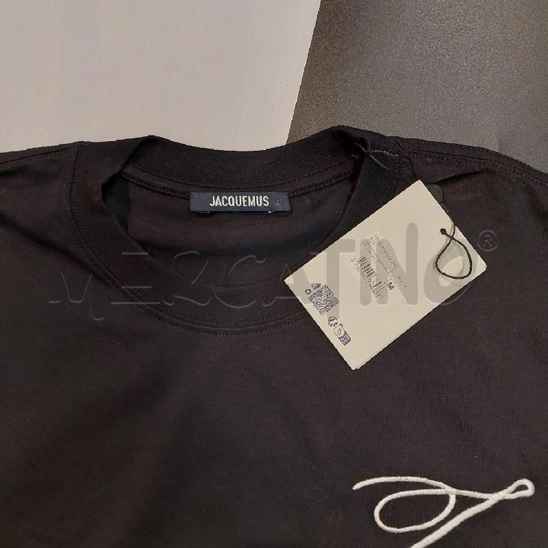 T SHIRT DONNA NERA JACQUEMUS | Mercatino dell'Usato Genova sampierdarena 3
