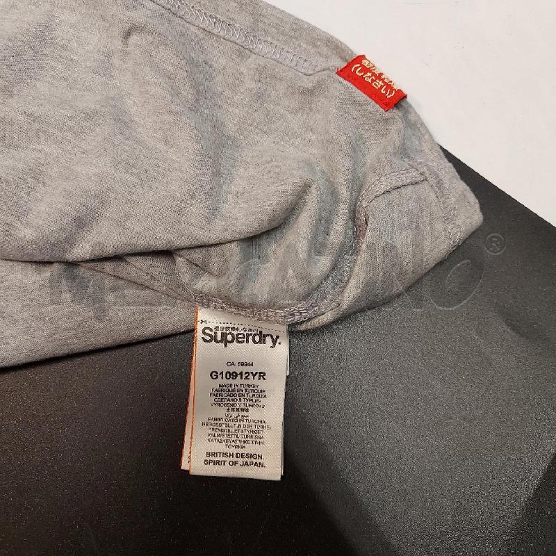 T SHIRT DONNA SUPERDRY GRIGIO | Mercatino dell'Usato Genova sampierdarena 4