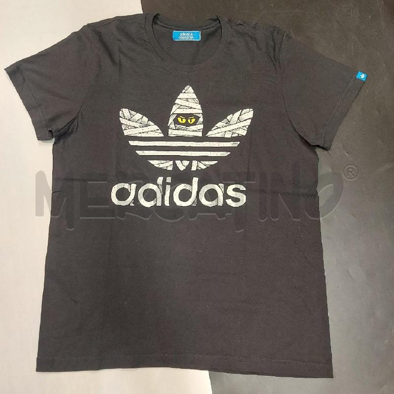 T SHIRT UOMO ADIDAS NERA BENDE | Mercatino dell'Usato Genova sampierdarena 1