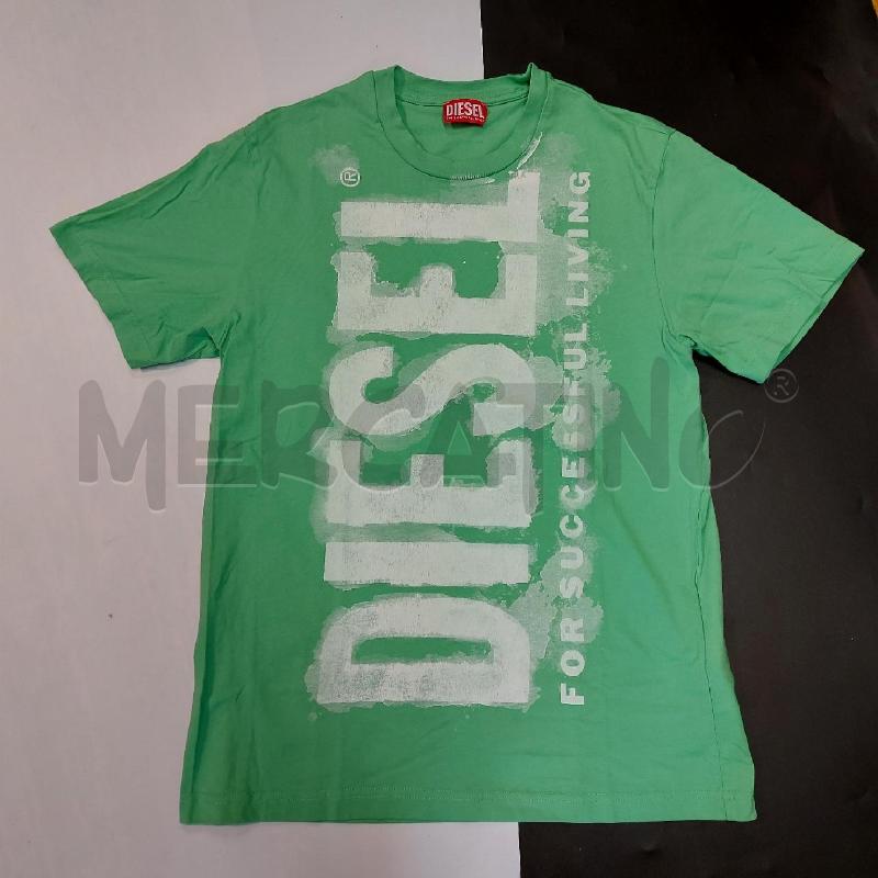 T SHIRT UOMO DIESEL VERDE | Mercatino dell'Usato Genova sampierdarena 1