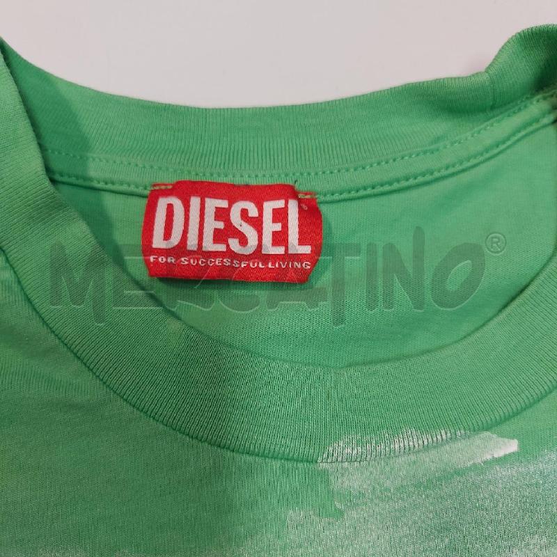 T SHIRT UOMO DIESEL VERDE | Mercatino dell'Usato Genova sampierdarena 3