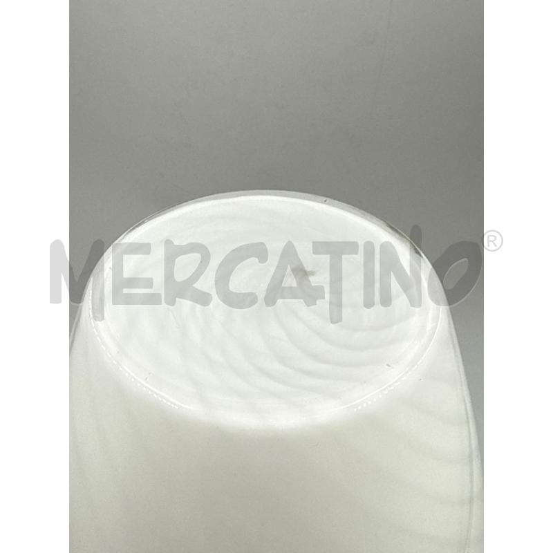 VASO BIANCO RIGHE | Mercatino dell'Usato Genova sampierdarena 3