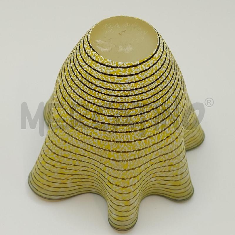 VASO FAZZOLETTO GIALLO NERO | Mercatino dell'Usato Genova sampierdarena 3