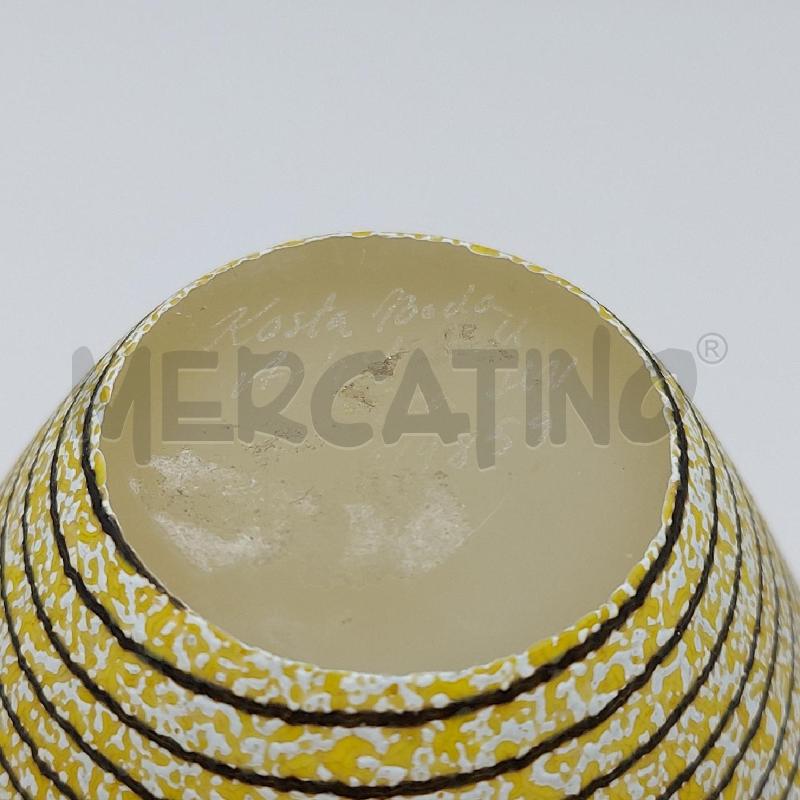 VASO FAZZOLETTO GIALLO NERO | Mercatino dell'Usato Genova sampierdarena 4