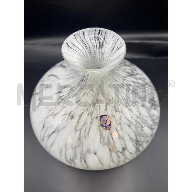 VASO MURANO BIANCO | Mercatino dell'Usato Genova sampierdarena 1