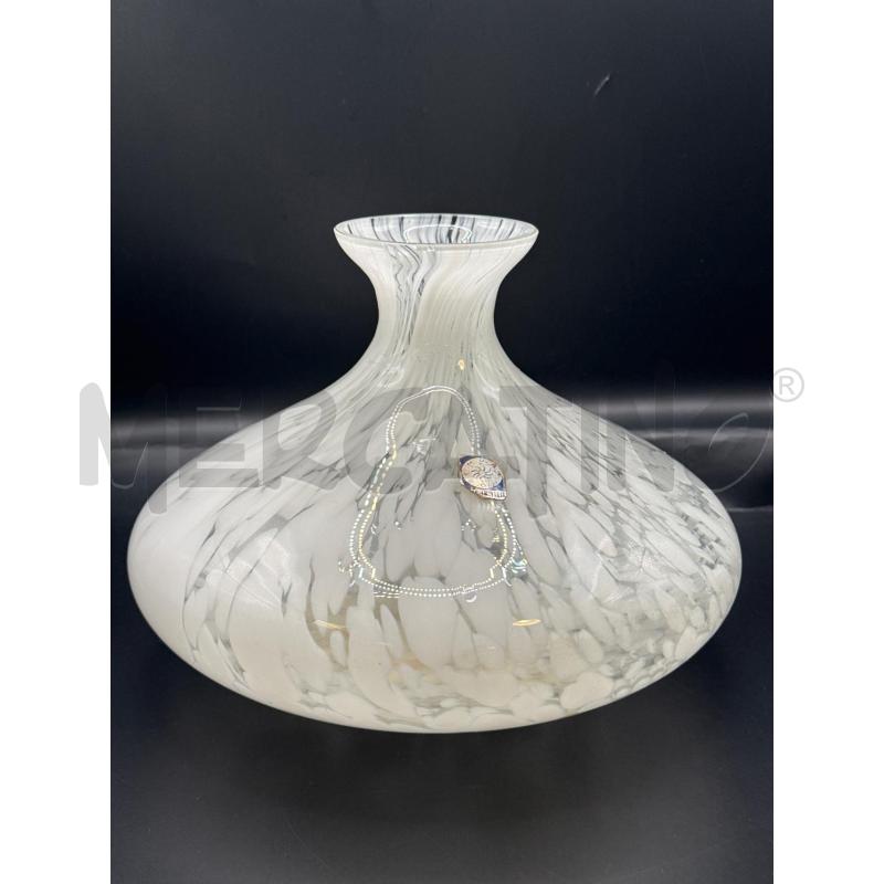 VASO MURANO BIANCO | Mercatino dell'Usato Genova sampierdarena 2