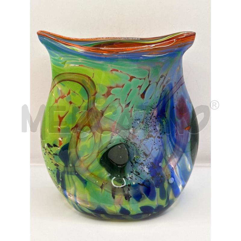 VASO MURANO COLORATO  | Mercatino dell'Usato Genova sampierdarena 2