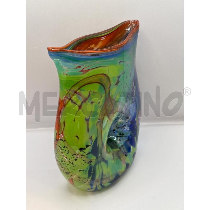 VASO MURANO COLORATO  | Mercatino dell'Usato Genova sampierdarena 3