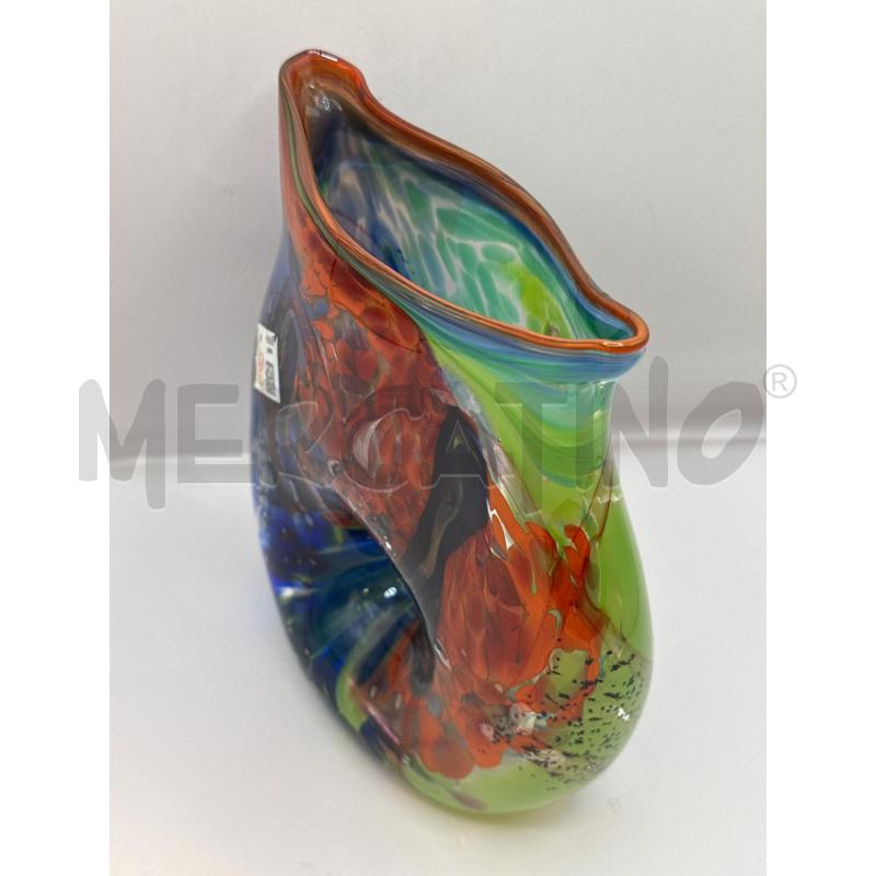 VASO MURANO COLORATO  | Mercatino dell'Usato Genova sampierdarena 4