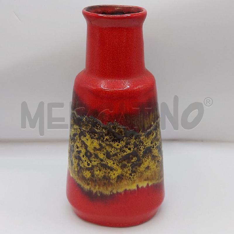 VASO ROSSO E VERDE SFUMATO UEBELACKER | Mercatino dell'Usato Genova sampierdarena 2