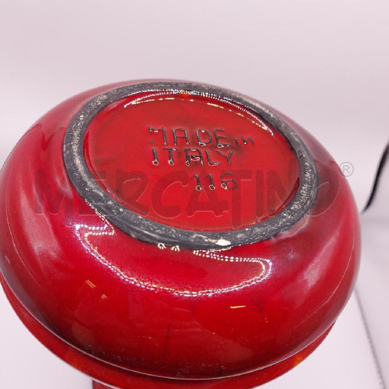 VASO ROSSO RIGHE COLOR | Mercatino dell'Usato Genova sampierdarena 4