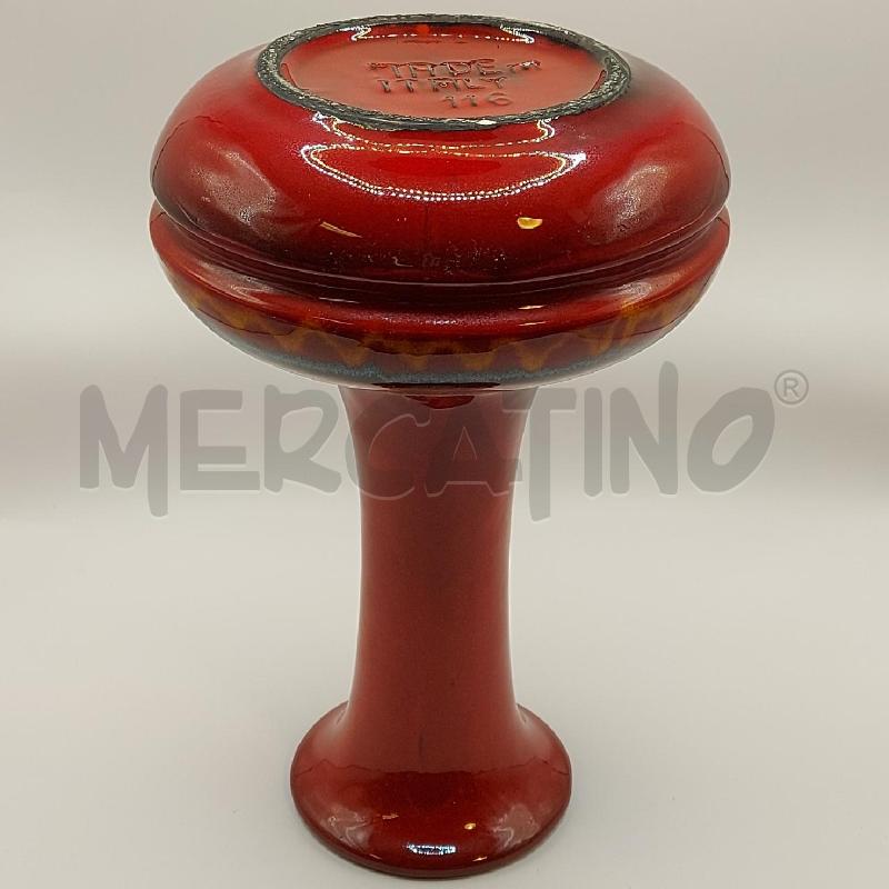 VASO ROSSO RIGHE COLOR | Mercatino dell'Usato Genova sampierdarena 5