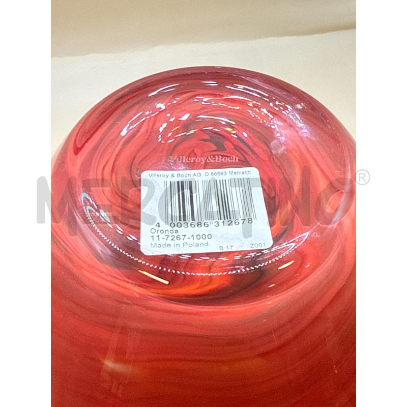 VASO VILLEROY E BOCHE ROSSO  | Mercatino dell'Usato Genova sampierdarena 3