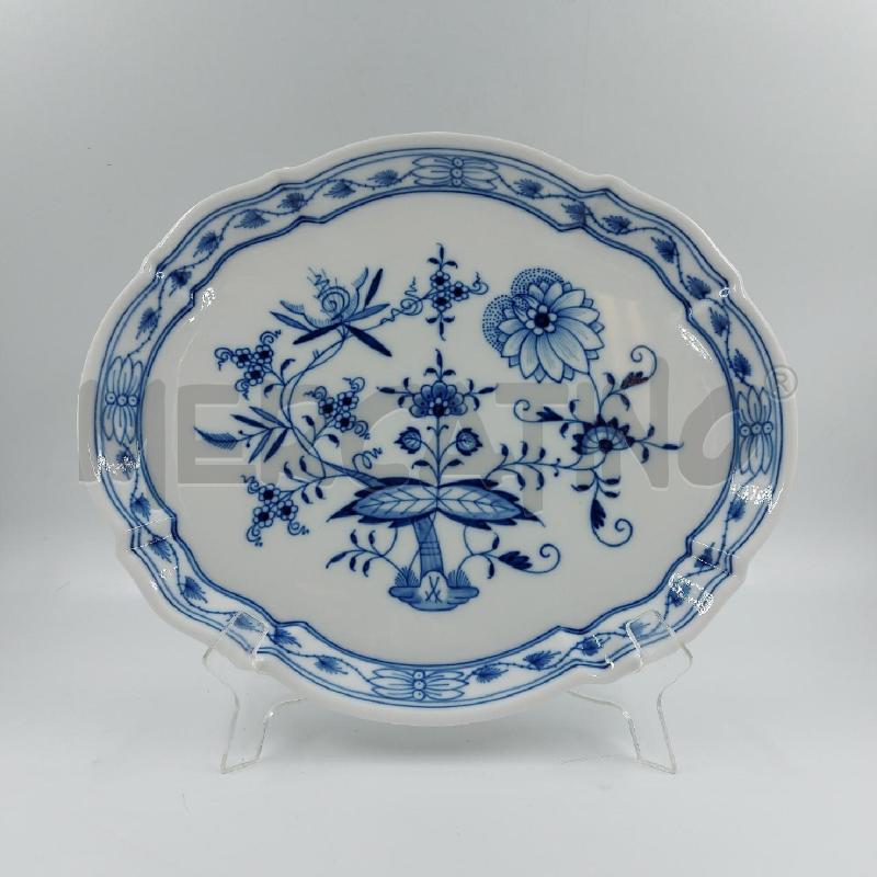 VASSOIO DECORO FLOREALE BLU MEISS | Mercatino dell'Usato Genova sampierdarena 1